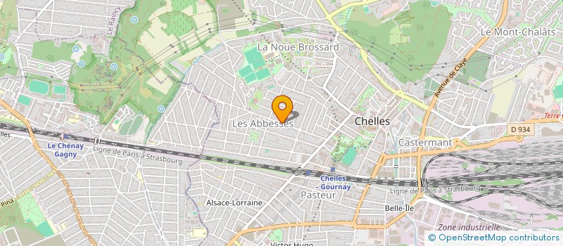 localisation de l'entreprise SYRTEL à CHELLES