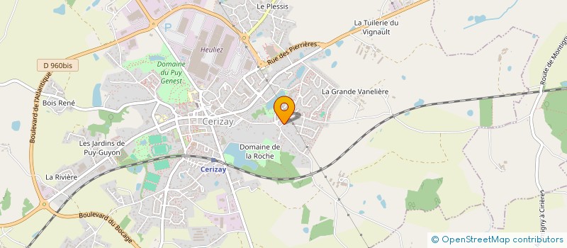 localisation de l'entreprise SYRTHEA à BRETIGNOLLES