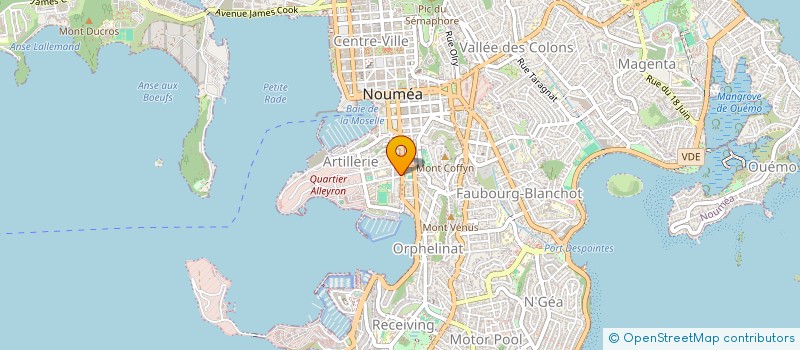 localisation de l'entreprise SYRTIS DEFENSE  NOUMEA