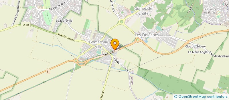 localisation de l'entreprise SYRUSLOG  GOMETZ-LA-VILLE