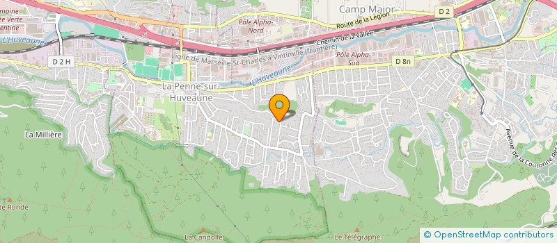 localisation de l'entreprise SYS  LA PENNE-SUR-HUVEAUNE