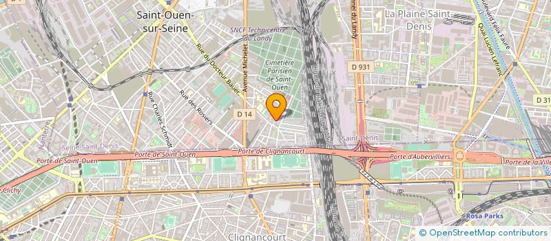 localisation de l'entreprise SYS ACTION SARL à SAINT-OUEN-SUR-SEINE