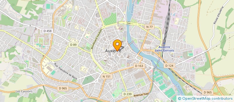 localisation de l'entreprise SYS LAB à AUXERRE