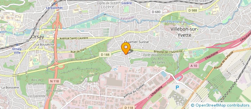 localisation de l'entreprise SYS MI LAN à VILLEBON-SUR-YVETTE