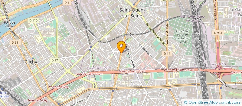 localisation de l'entreprise SYS PROTECTION à SAINT-OUEN-SUR-SEINE
