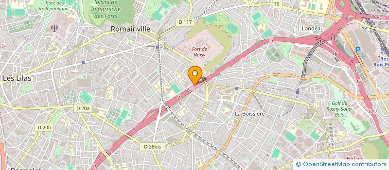 localisation de l'entreprise SYS WORK IT à ROMAINVILLE