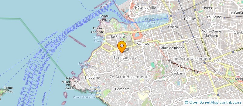 localisation de l'entreprise SYSA  MARSEILLE