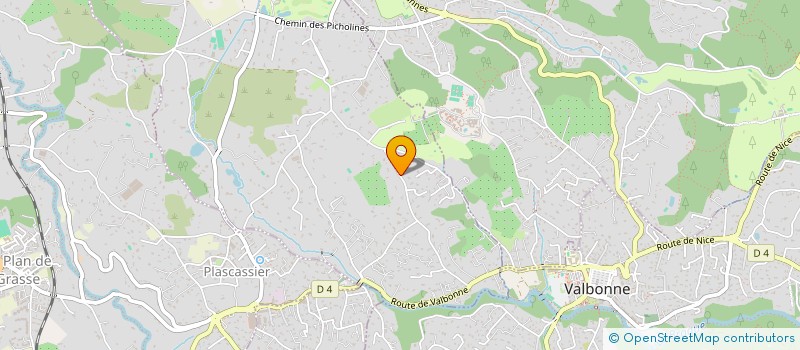 localisation de l'entreprise SYSA23  CHATEAUNEUF-GRASSE