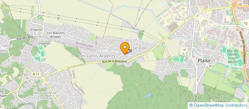 localisation de l'entreprise SYSADI  PLAISIR