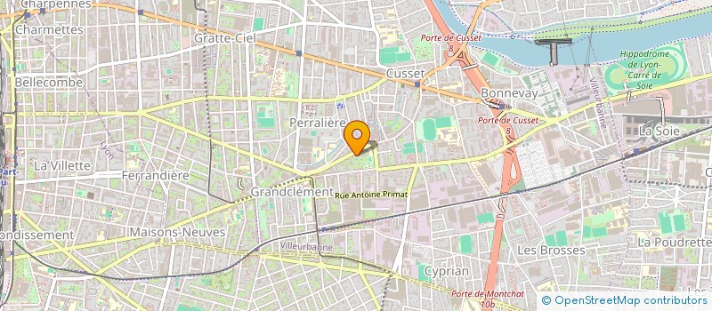 localisation de l'entreprise SYSALE à VILLEURBANNE