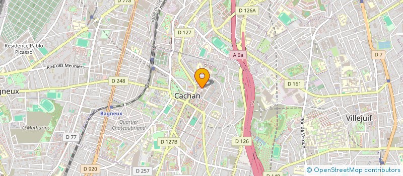 localisation de l'entreprise SYSAM  CACHAN