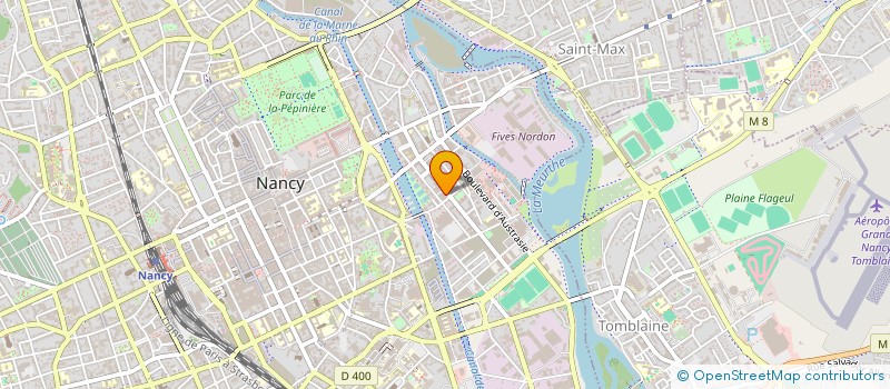 localisation de l'entreprise SYSARK à NANCY