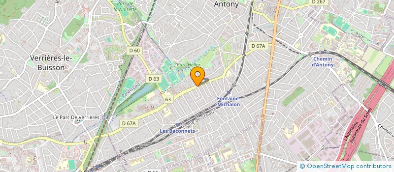 localisation de l'entreprise SYSAV TRANS à ANTONY