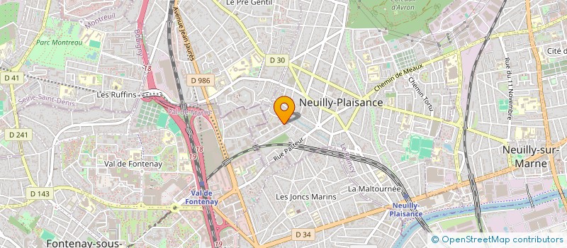 localisation de l'entreprise SYSCOR  NEUILLY-PLAISANCE