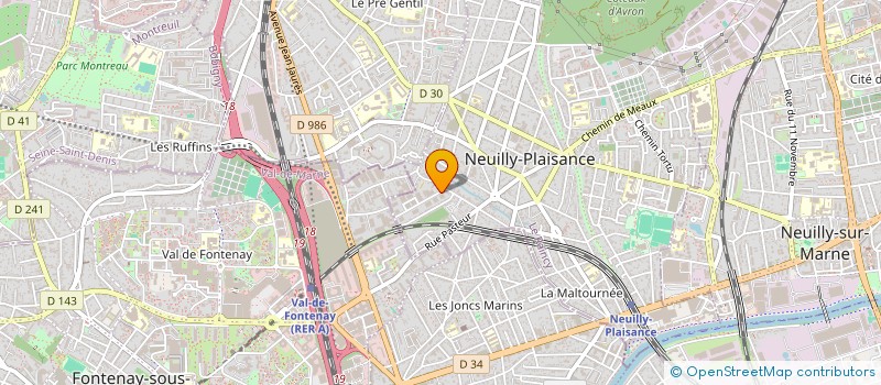 localisation de l'entreprise SYSCOR IS  NEUILLY-PLAISANCE