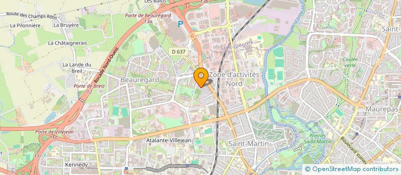 localisation de l'entreprise SYSCOST à RENNES