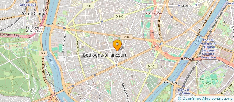 localisation de l'entreprise SYSELEC à BOULOGNE-BILLANCOURT