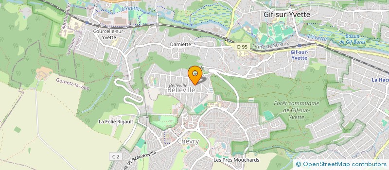 localisation de l'entreprise SYSELIA  GIF-SUR-YVETTE