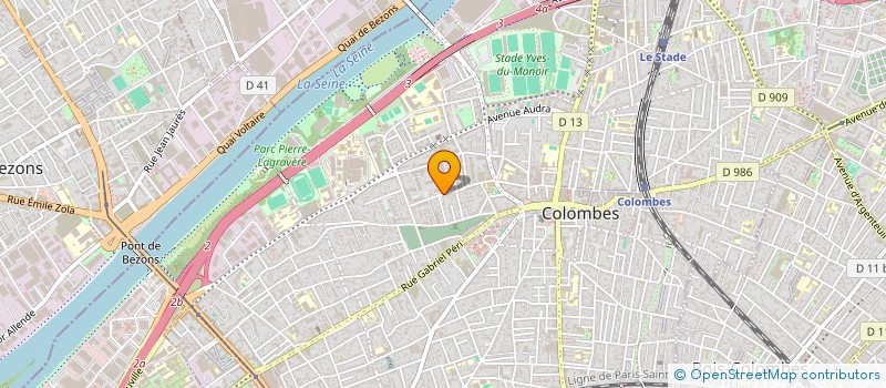 localisation de l'entreprise SYSGAP  COLOMBES