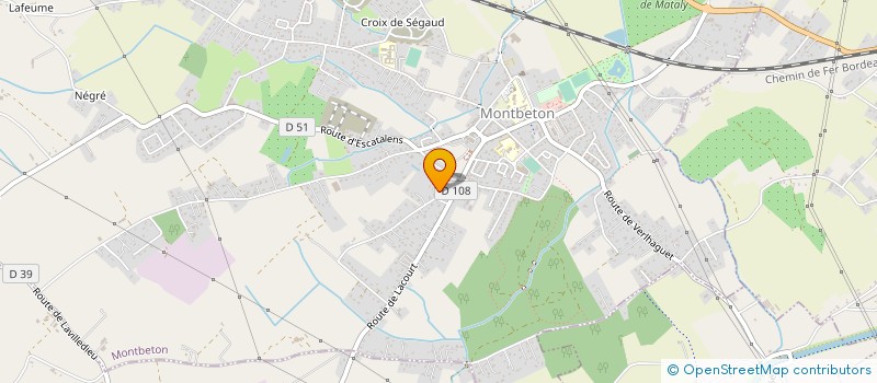 localisation de l'entreprise SYSGEST  MONTBETON