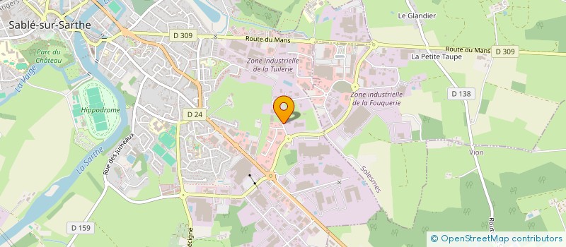 localisation de l'entreprise SYSKALE  SABLE-SUR-SARTHE