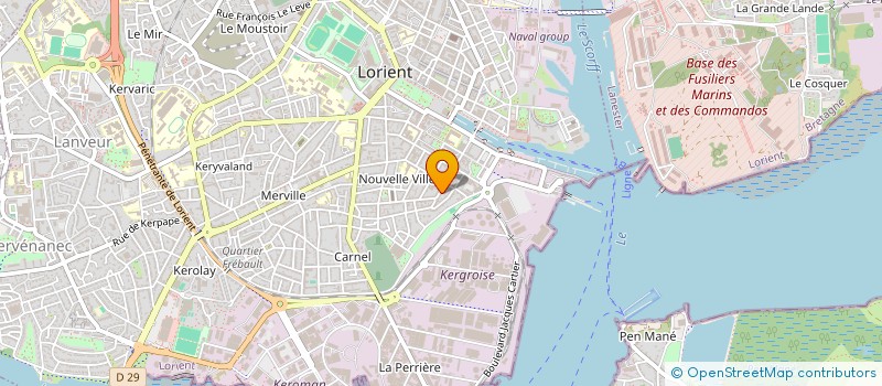 localisation de l'entreprise SYSKO à LORIENT