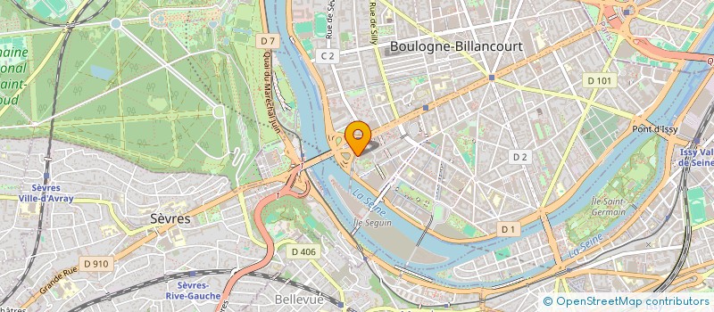 localisation de l'entreprise SYSLEASE à BOULOGNE-BILLANCOURT