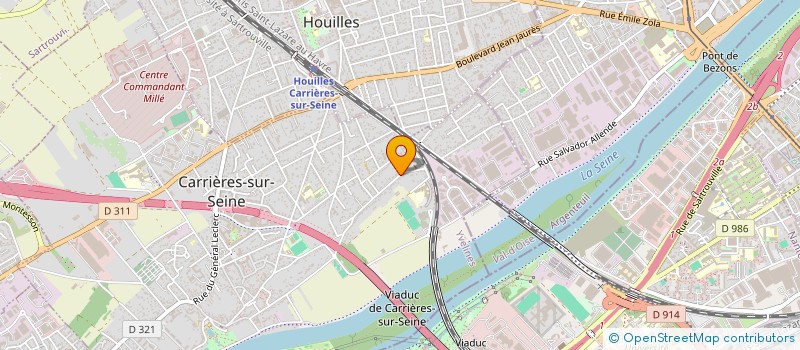 localisation de l'entreprise SYSLOG CONSULTING  HOUILLES