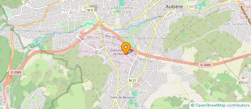 localisation de l'entreprise SYSMA à ROMAGNAT