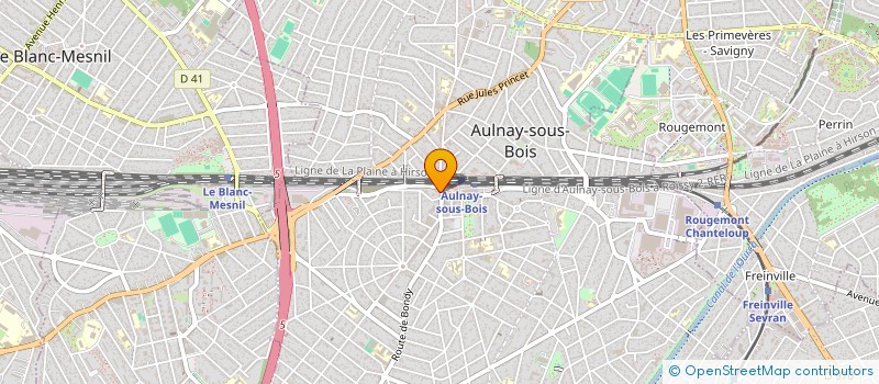 localisation de l'entreprise SYSMAH DISTRIBUTION à AULNAY-SOUS-BOIS