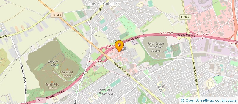 localisation de l'entreprise SYSMED PAS DE CALAIS à LOOS EN GOHELLE