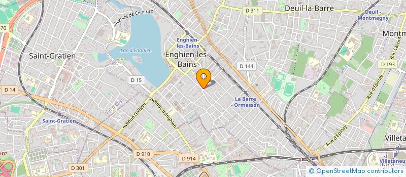 localisation de l'entreprise SYSMIC PRINT  ENGHIEN-LES-BAINS