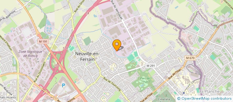 localisation de l'entreprise SYSMO SYSTEMES MODULAIRES à NEUVILLE-EN-FERRAIN
