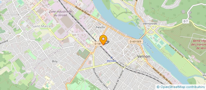localisation de l'entreprise SYSNAV à VERNON