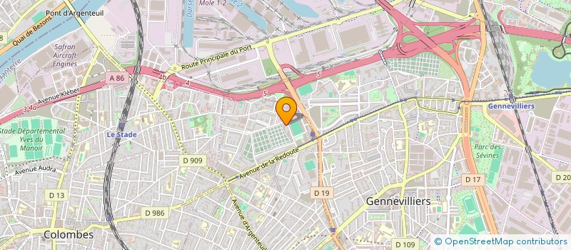 localisation de l'entreprise SYSNET à ASNIERES-SUR-SEINE