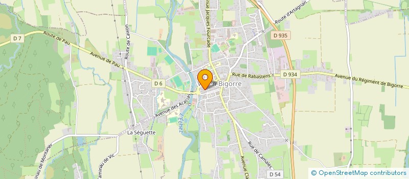 localisation de l'entreprise SYSNET-INTERACTIVE à VIC-EN-BIGORRE