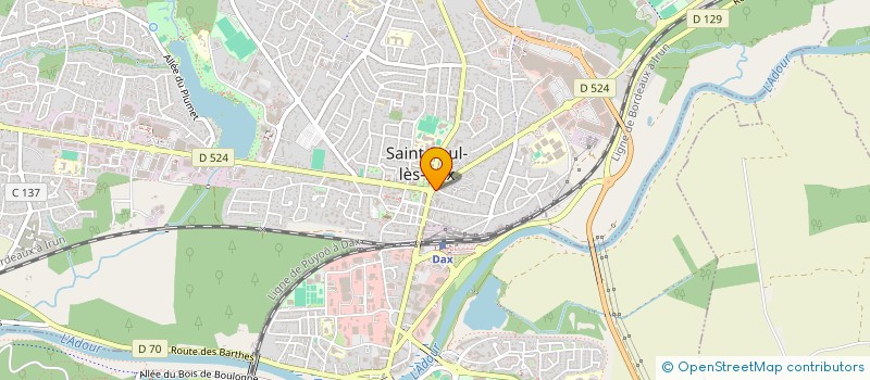 localisation de l'entreprise SYSNOVE à SAINT-PAUL-LES-DAX