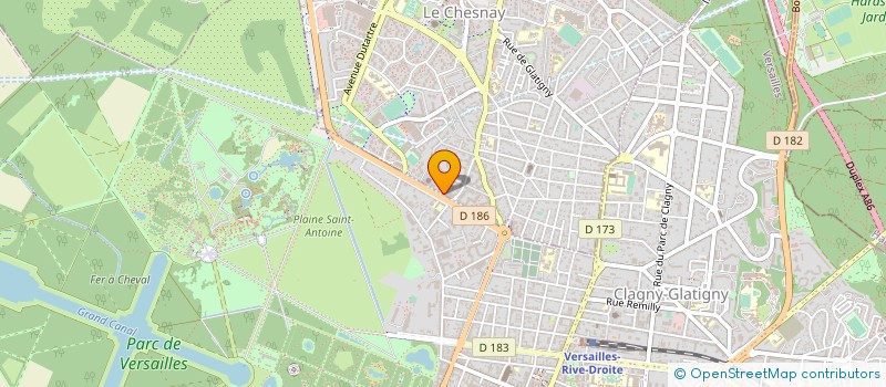 localisation de l'entreprise SYSORGA  LE CHESNAY-ROCQUENCOURT