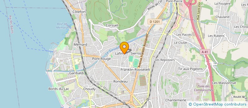 localisation de l'entreprise SYSPERF' ANALYTICS SOLUTIONS  AIX-LES-BAINS