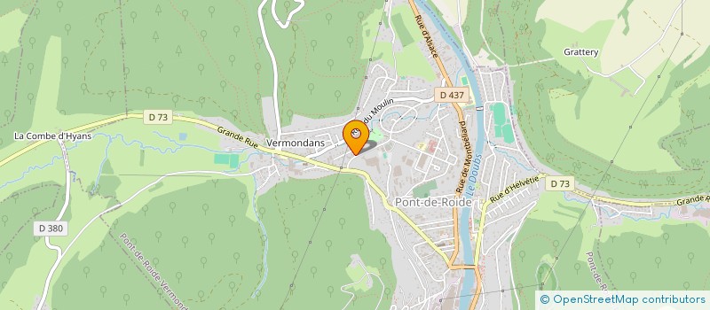 localisation de l'entreprise SYSPRO à PONT-DE-ROIDE-VERMONDANS