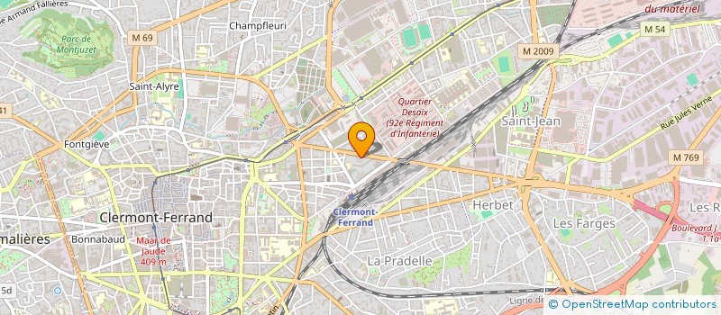 localisation de l'entreprise SYSPROG ADVANCE  CLERMONT-FERRAND