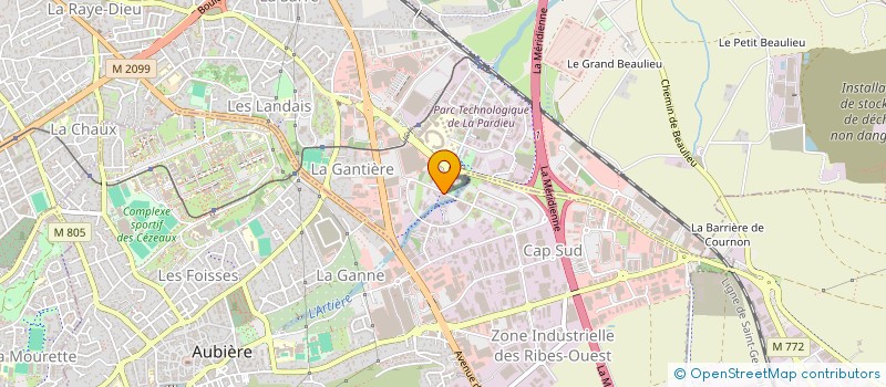 localisation de l'entreprise SYSQUA à CLERMONT-FERRAND