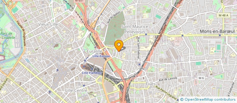 localisation de l'entreprise SYSSEO à LILLE