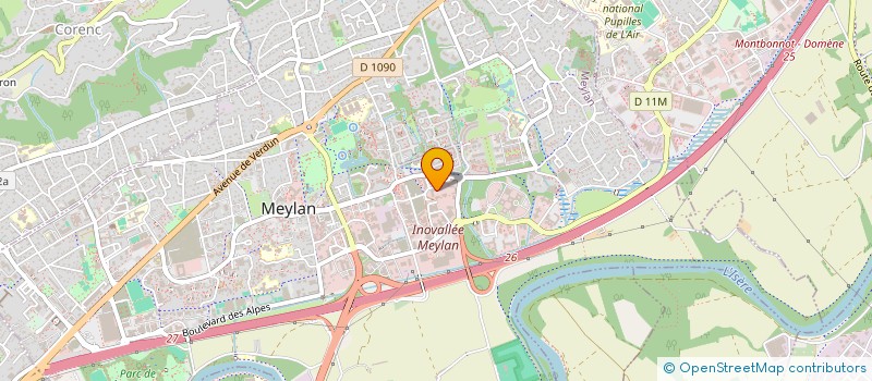 localisation de l'entreprise SYST'M à MEYLAN