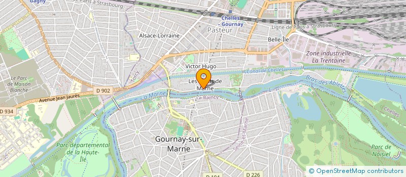 localisation de l'entreprise SYSTAC à CHELLES