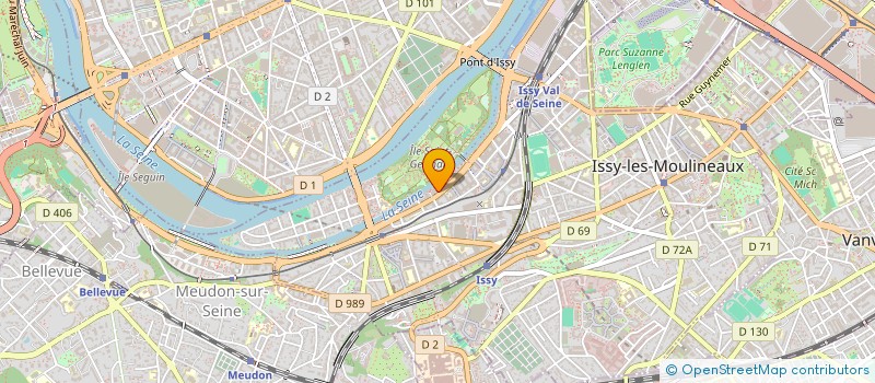 localisation de l'entreprise SYSTADA FRANCE à ISSY-LES-MOULINEAUX