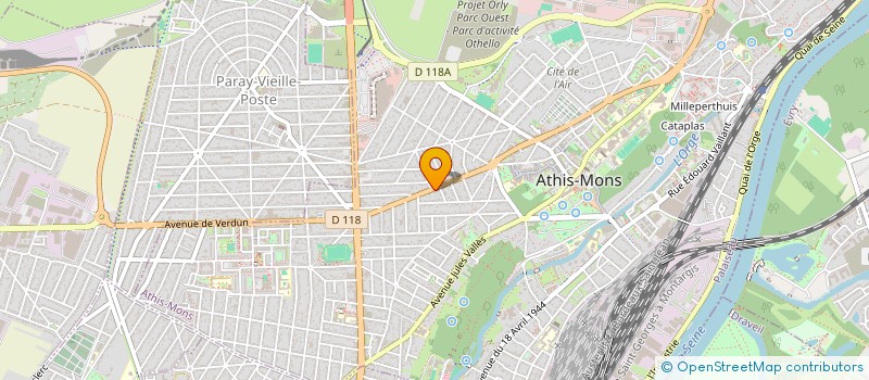 localisation de l'entreprise SYSTADOM à ATHIS-MONS