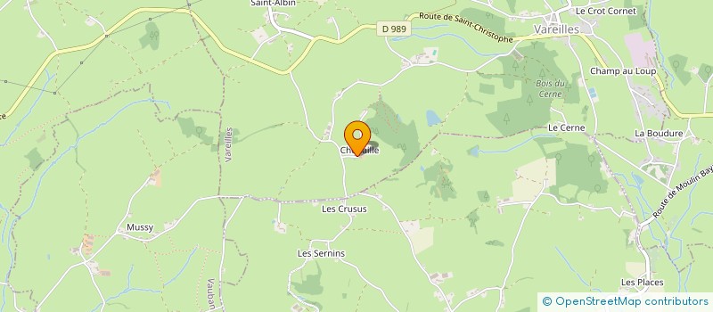 localisation de l'entreprise SYSTCAP  VAREILLES