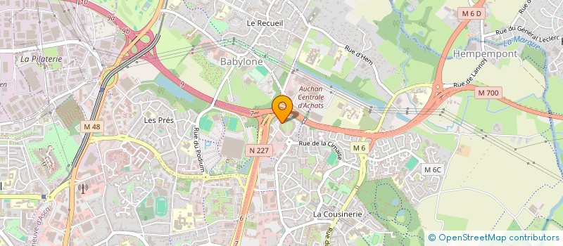 localisation de l'entreprise SYSTEAME à VILLENEUVE-D'ASCQ