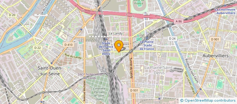 localisation de l'entreprise SYSTEAMIUM à SAINT-DENIS